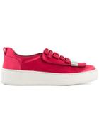 Sergio Rossi Bow Embellished Sneakers - Red