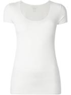 Majestic Filatures Scoop Neck T-shirt, Women's, Size: 4, Nude/neutrals, Viscose/spandex/elastane