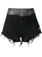 Heron Preston Colour Block Shorts - Black