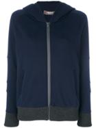 Jo No Fui Zipped Hoodie - Blue