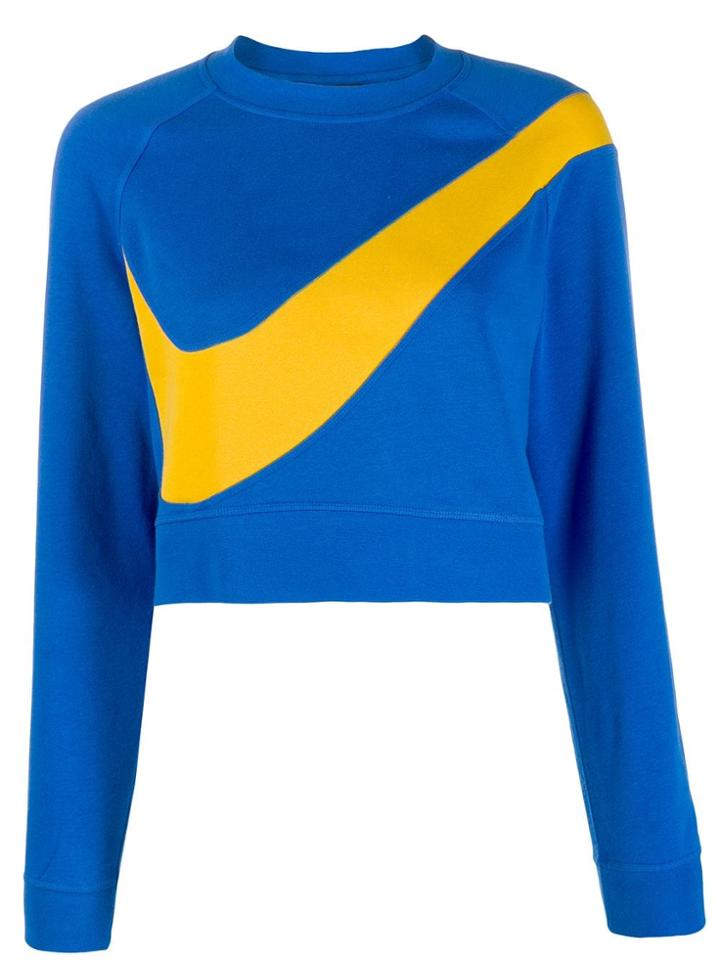 Nike Contrast Logo Jumper - Blue
