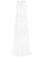 Olympiah Lace Long Dress - White