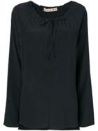 Marni Tie Fastening Blouse - Blue
