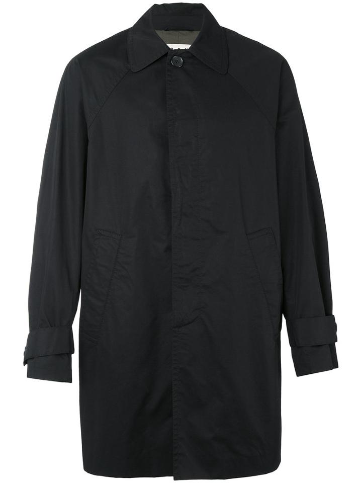 Marni - Button-up Coat - Men - Cotton - 48, Black, Cotton