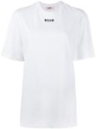 Msgm - Logo T-shirt - Women - Cotton - Xs, White, Cotton