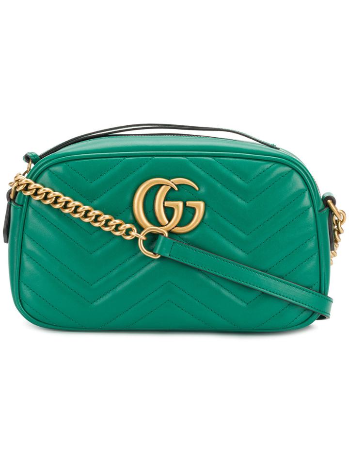 Gucci Gg Marmont Cross-body Bag - Green