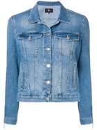 7 For All Mankind Side Stripe Buttoned Jacket - Blue