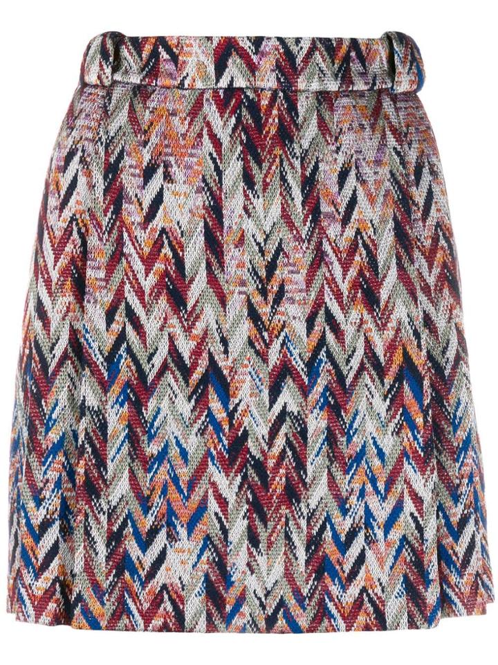 Missoni Zigzag Mini-skirt - Blue