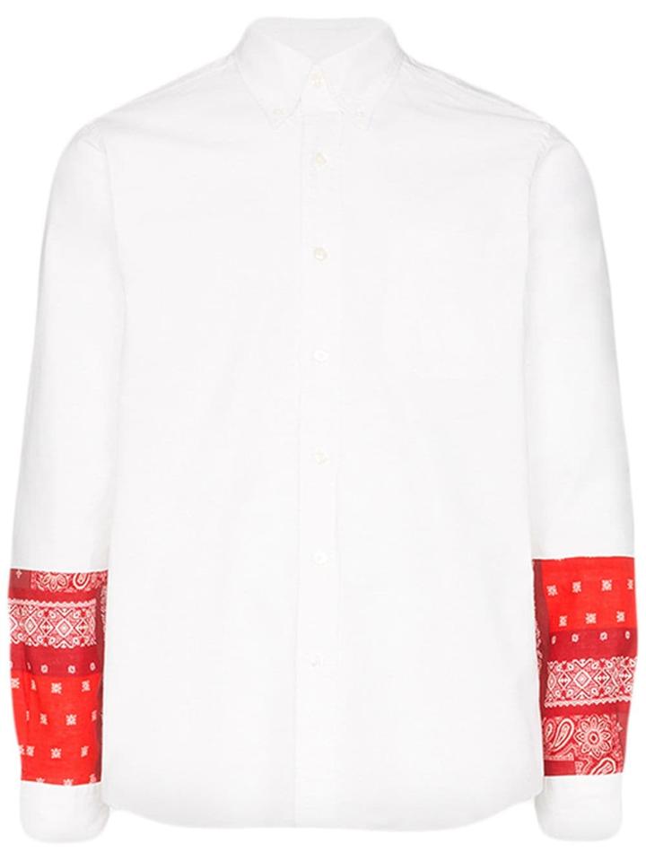 Sophnet. Bandana-print Panel Shirt - White