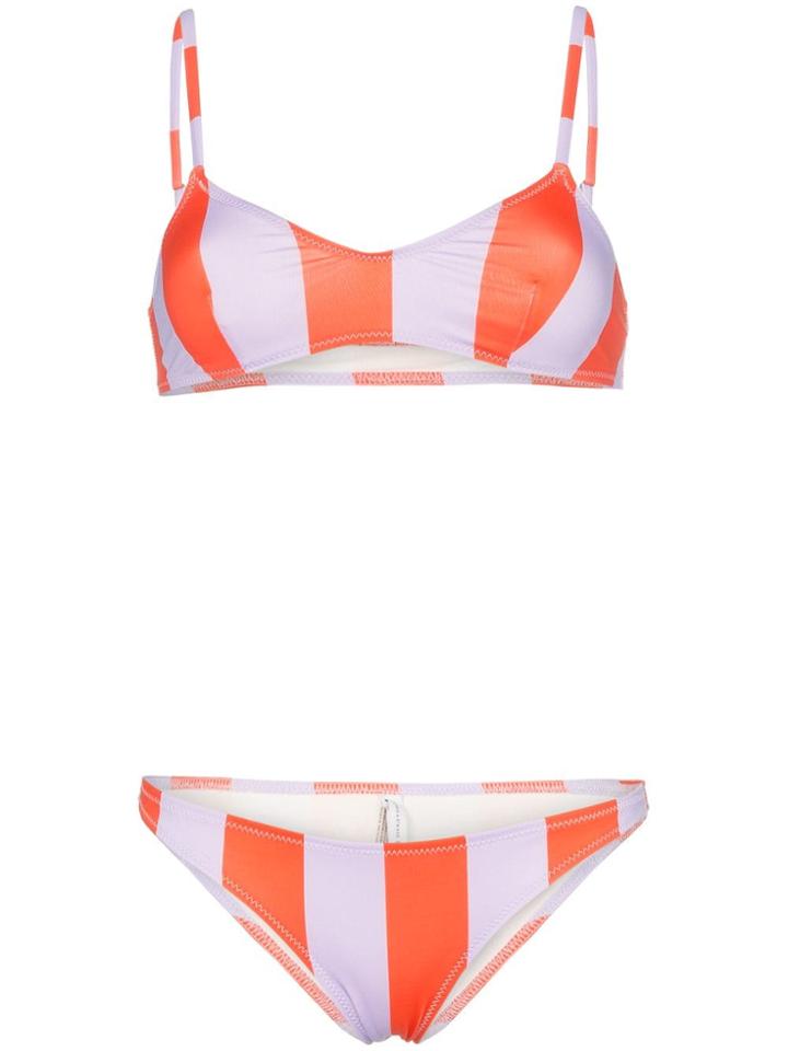 Solid & Striped Striped Bikini - Orange