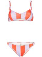 Solid & Striped Striped Bikini - Orange