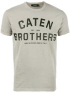 Dsquared2 - Caten Brothers T-shirt - Men - Cotton - M, Nude/neutrals, Cotton
