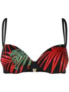 Mc2 Saint Barth Floralie Bikini Top - Black