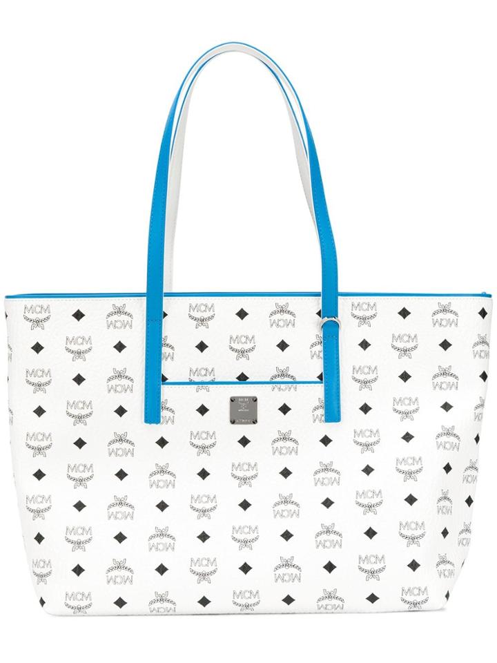 Mcm Anya Tote Bag - White