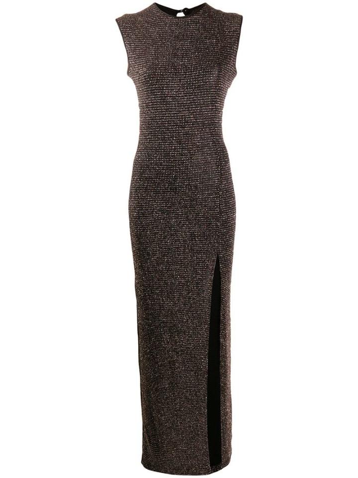 Styland Fitted Evening Dress - Black