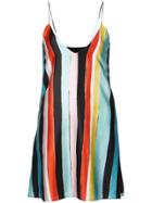 Caroline Constas Stripe Mini Dress - Multicolour