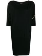 Liu Jo Stud Detail Knitted Dress - Black