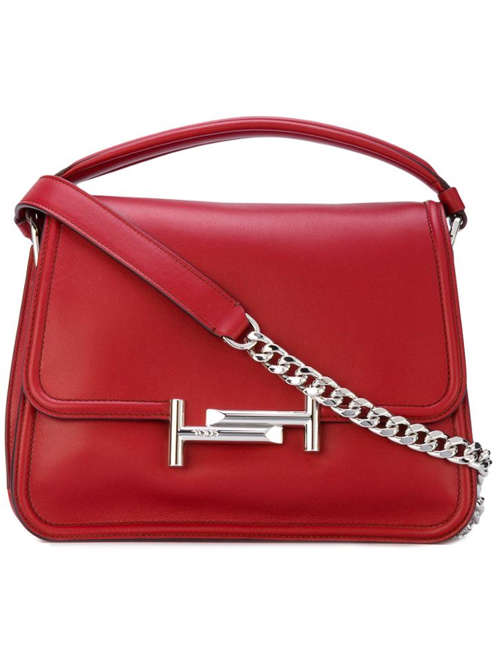Tod's Double T Small Satchel - Red