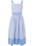 Chinti & Parker Striped Summer Dress - Blue