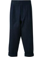 J.w.anderson Front Pleat Cropped Trousers