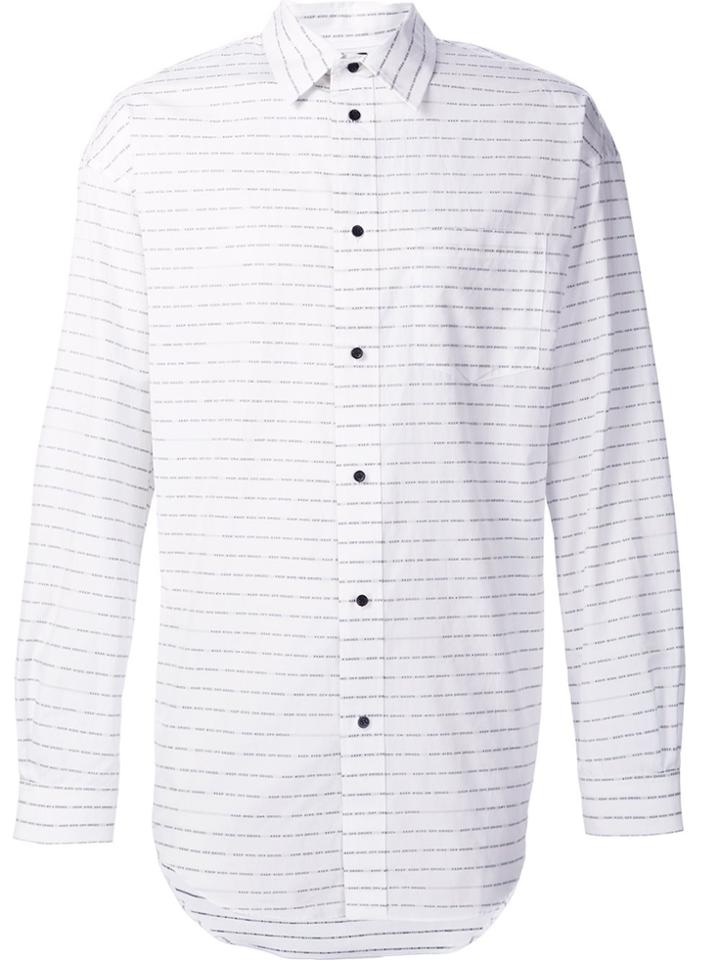 Alexander Wang Striped Shirt - White