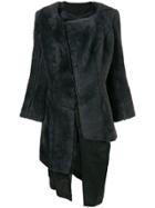 Comme Des Garçons Vintage 1997's Faux Fur Coat - Grey