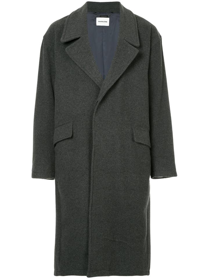 Monkey Time Concealed Front Coat - Unavailable