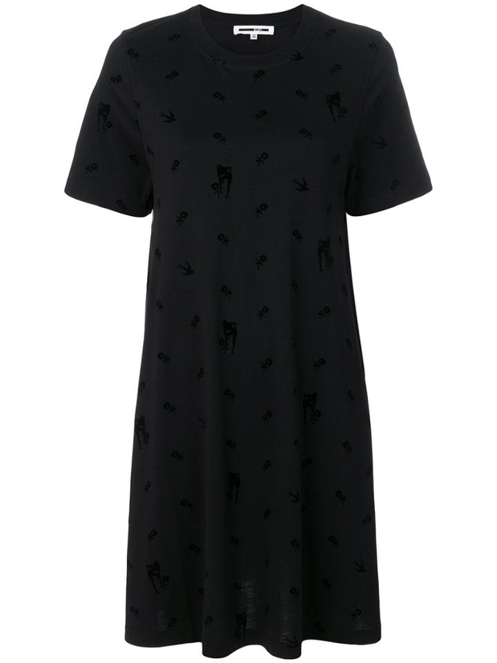 Mcq By Alexander Mcqueen Eyewear Babydoll Dress - Black