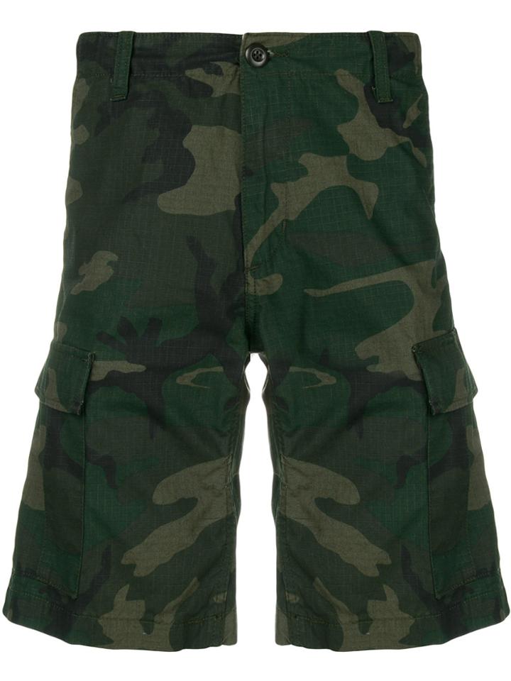 Carhartt Camouflage Shorts - Green