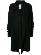 Lost & Found Rooms - Contrast Hooded Coat - Men - Cotton - M, Black, Cotton