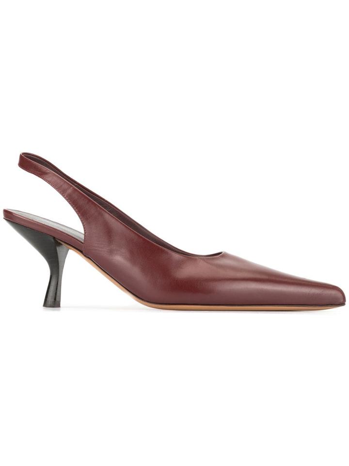 The Row Slingback Pumps - Red