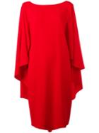 Alberta Ferretti Oversized Dress, Women's, Size: 44, Red, Acetate/rayon