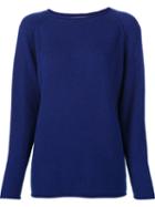 The Elder Statesman 'heavy Roll' Jumper, Women's, Size: Small, Blue, Cashmere