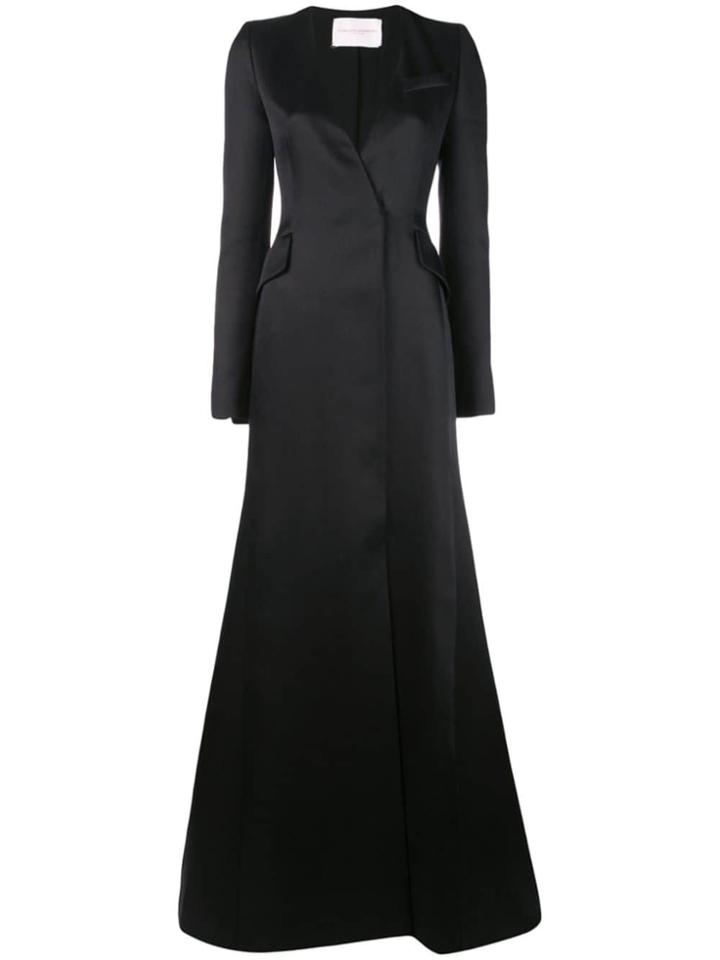 Carolina Herrera Tuxedo-style Gown - Black