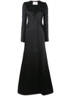 Carolina Herrera Tuxedo-style Gown - Black