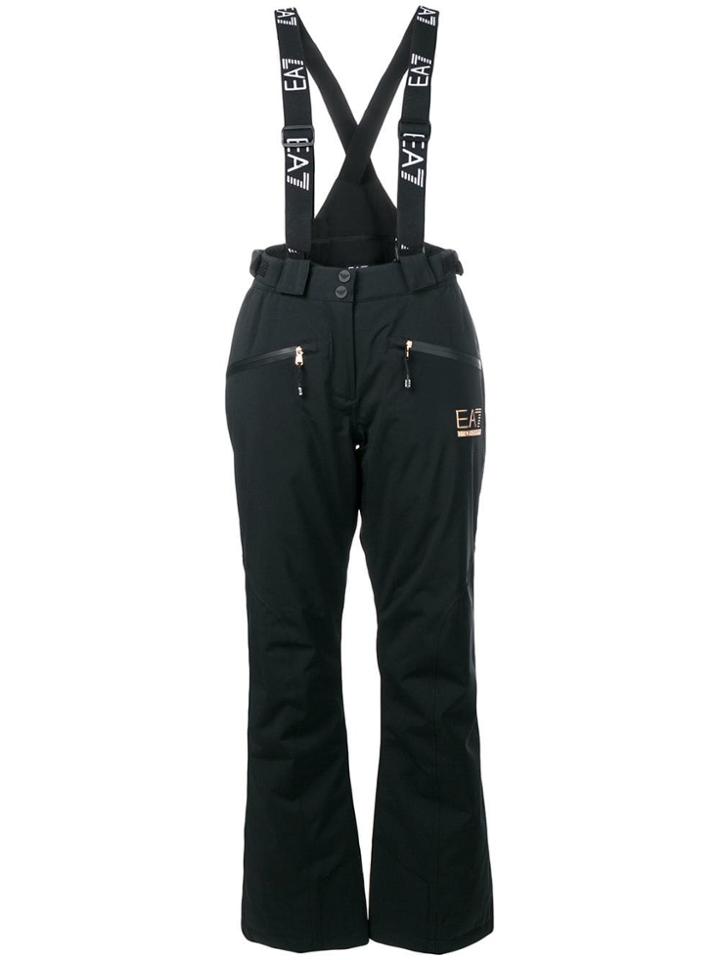 Ea7 Emporio Armani Straight-leg Dungarees - Black