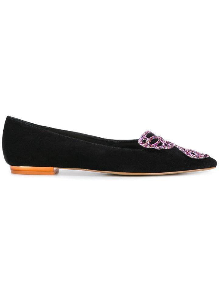Sophia Webster Bibi Butterfly Slippers - Black