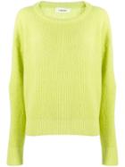 Circus Hotel Ribbed Relaxed-fit Jumper - Yellow