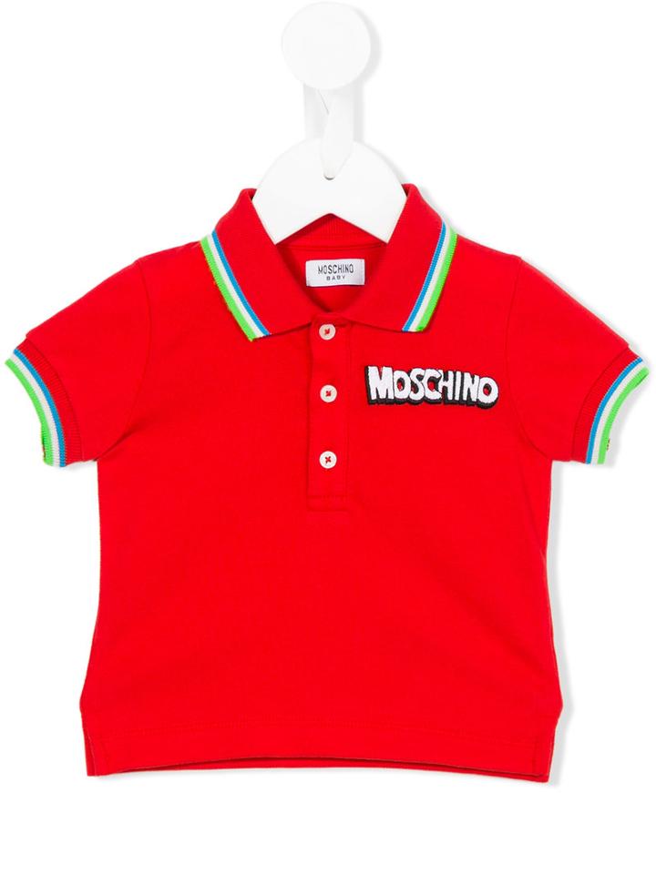 Moschino Kids Classic Polo Shirt, Boy's, Size: 18-24 Mth, Red
