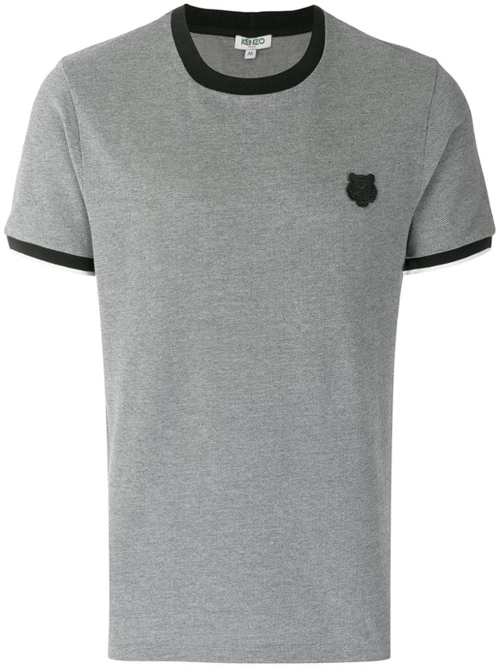 Kenzo Embroidered Logo Ringer T-shirt - Black