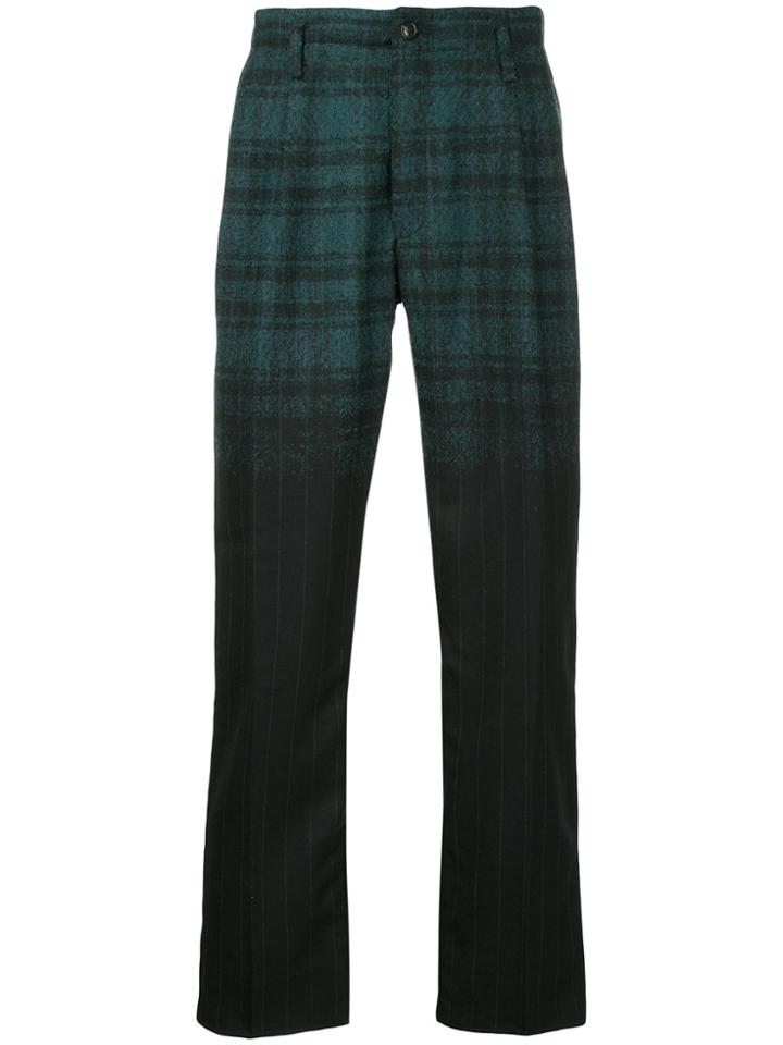 Taakk Tartan Trousers - Green