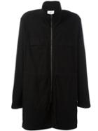 Lost & Found Rooms Zipped Parka Coat, Men's, Size: Medium, Black, Cotton
