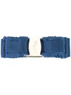 Salvatore Ferragamo - Hair Clip-on - Women - Cotton/plastic/rayon/brass - One Size, Blue, Cotton/plastic/rayon/brass