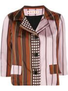 Marni Contrast Stripe Jacket - Multicolour