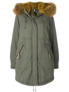 Alessandra Chamonix Oversized Fur Hooded Parka - Green