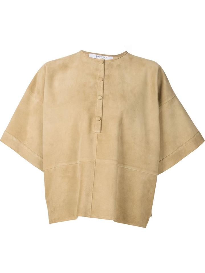 Givenchy Boxy Suede Top