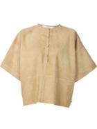 Givenchy Boxy Suede Top