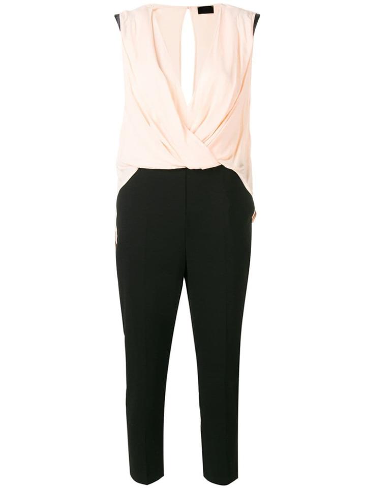 Elisabetta Franchi Gathered Top Jumpsuit - Pink