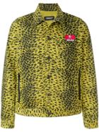 Undercover Patterned Buttoned Jacket - Yellow & Orange