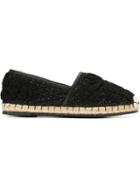 Ermanno Scervino Floral Detail Woven Espadrilles